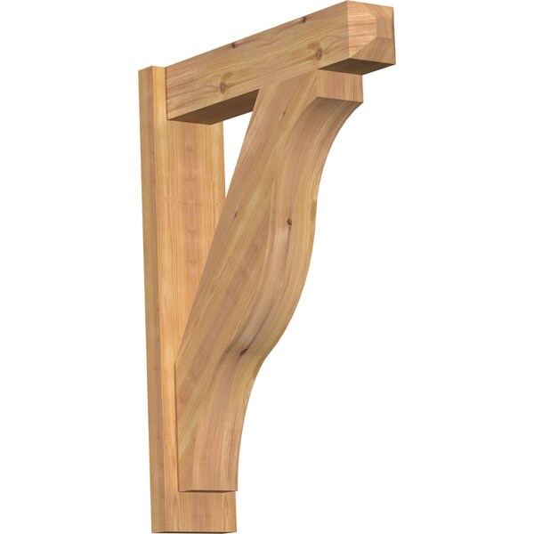 Ekena Millwork Funston Smooth Craftsman Outlooker, Western Red Cedar, 5 1/2"W x 22"D x 30"H OUT06X22X30FST04SWR - main